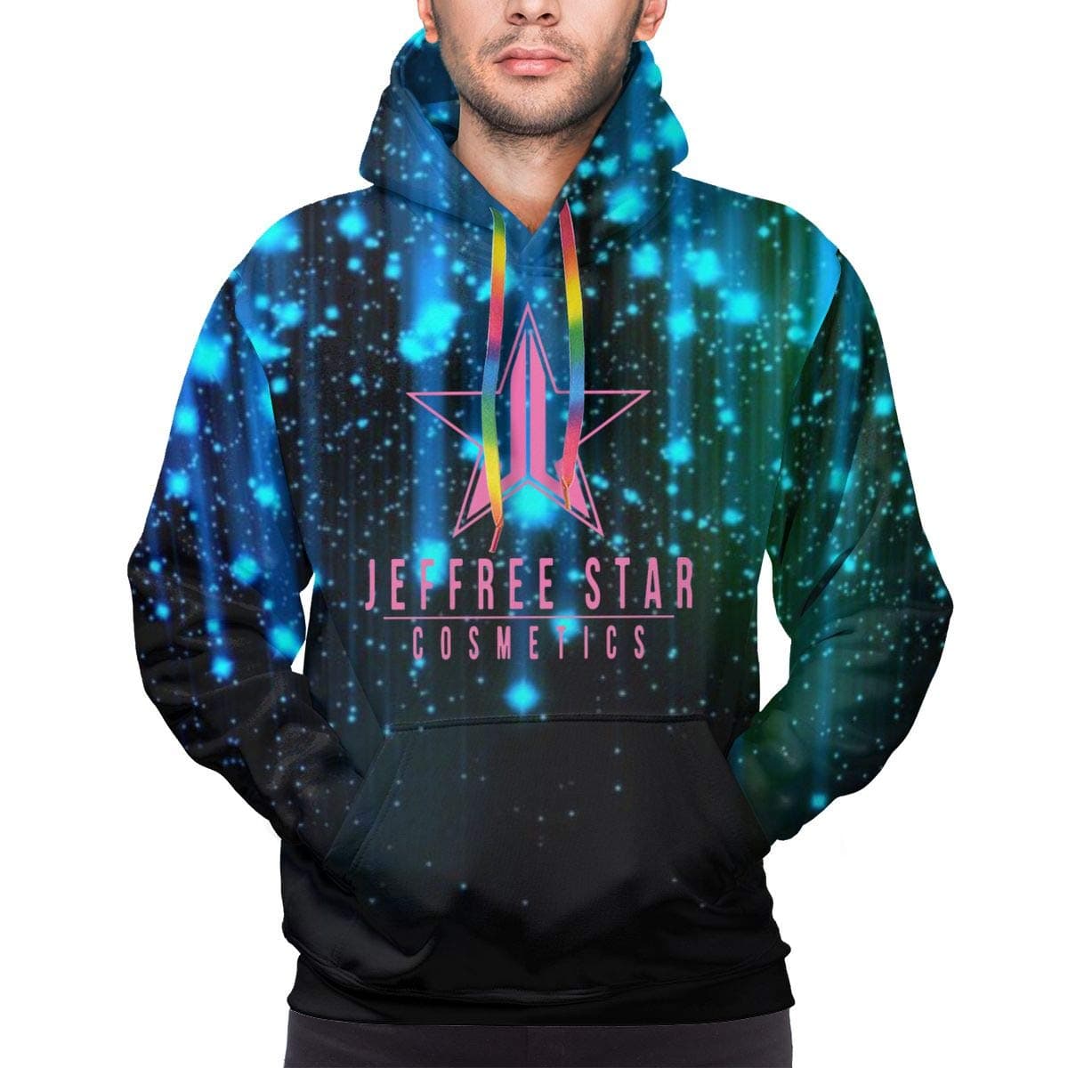 ROISHER 3D Galaxy Jeffree Star T Shirt Customized Soft Tees for Mens