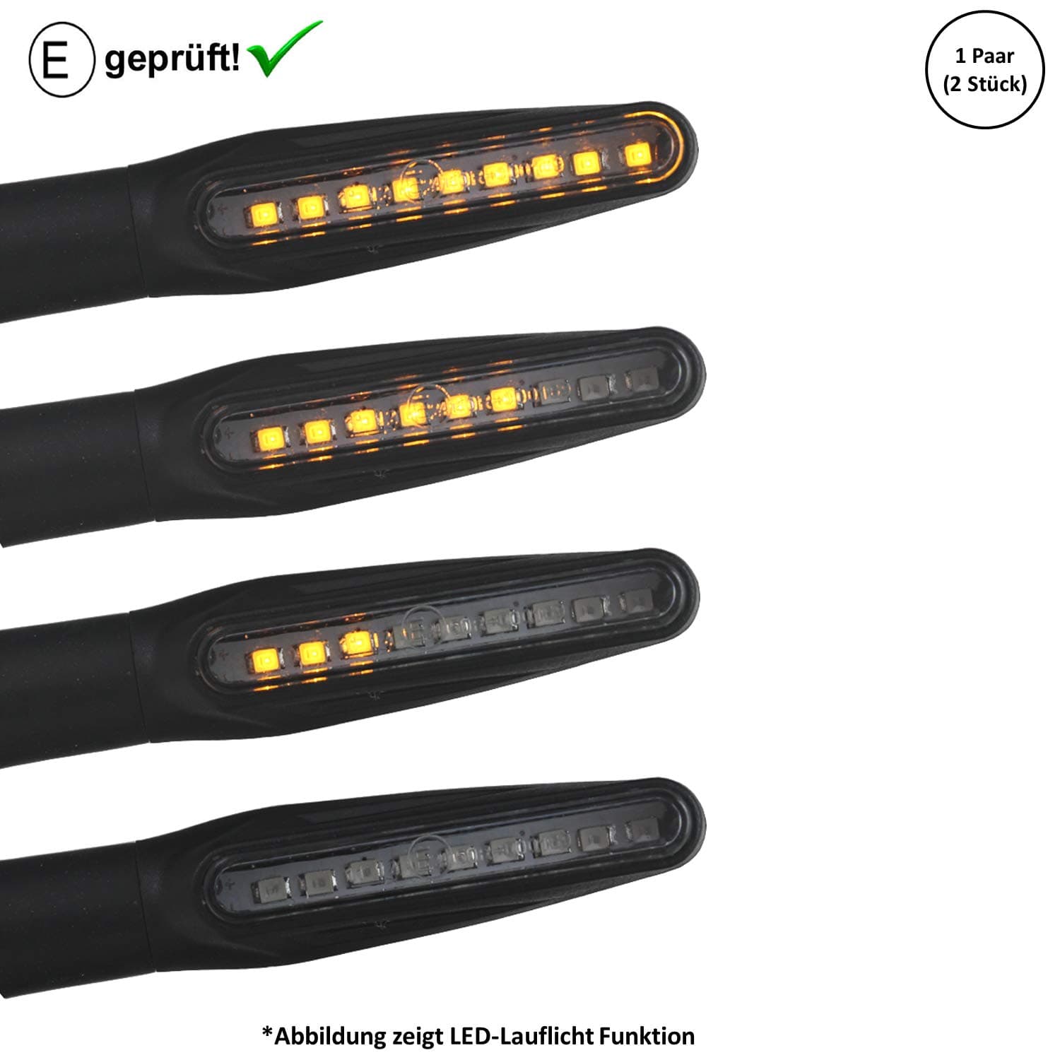 LED indicator Buell 1125 CR/Cyclone M2 / M2L (E-Approved/Pack of 2) (B7)