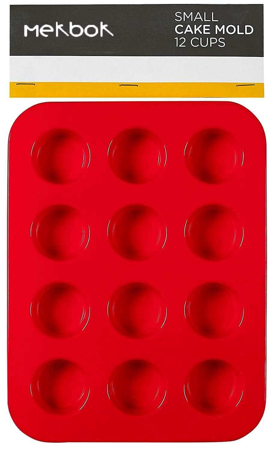 Small Silicone Mini Muffin Pans - Non-Stick Bakeware for Muffins, Cakes and Cupcakes - 12 Cups Silicone Mold / Baking Tray - Heat Resistant Tins up to 450???°F