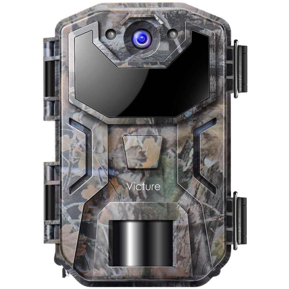 Victure Trail Game Camera 16MP 1080HD Night Vision Motion Activated with Upgrade Waterproof Design 38Pcs No Glow IR LEDs for Hunting and Wildlife Watching