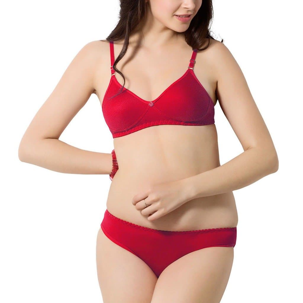 SIMONI Non-Wired Bra & Panty Set