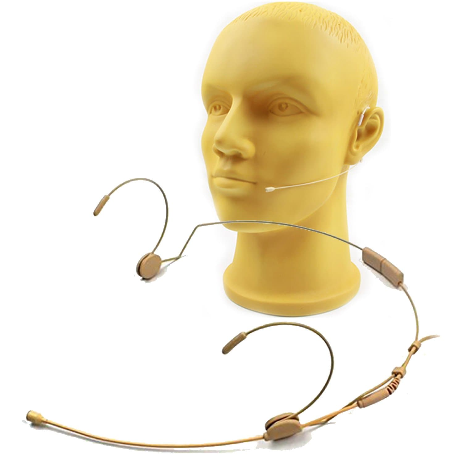 Honac Professional Skin Corlor Headset/Headworn Microphone for Shure TA4F Microdot Detachable Cable Saramonic SR-WM4C Samson Wireless System transmitter