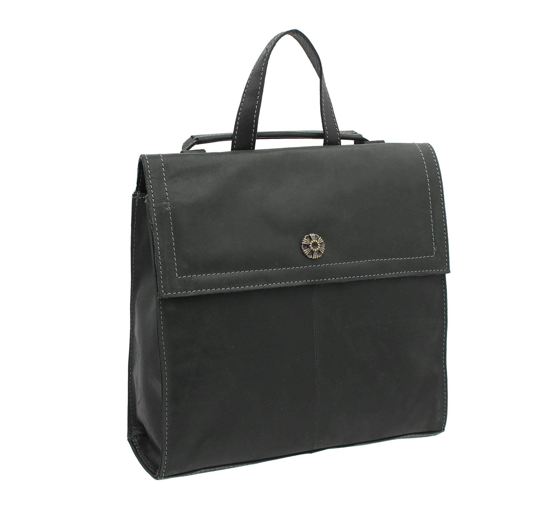 Mala Leather Tudor Collection Backpack 7140_88 Black