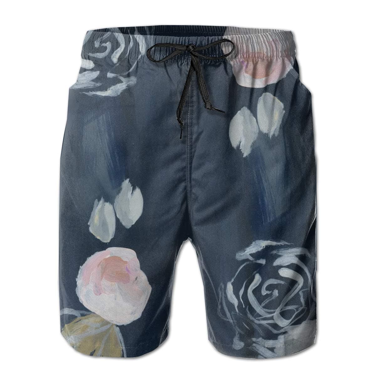 Nacasu Men's Summer Surf Beach Trunks Quick Dry Pants with Pockets for Young Man