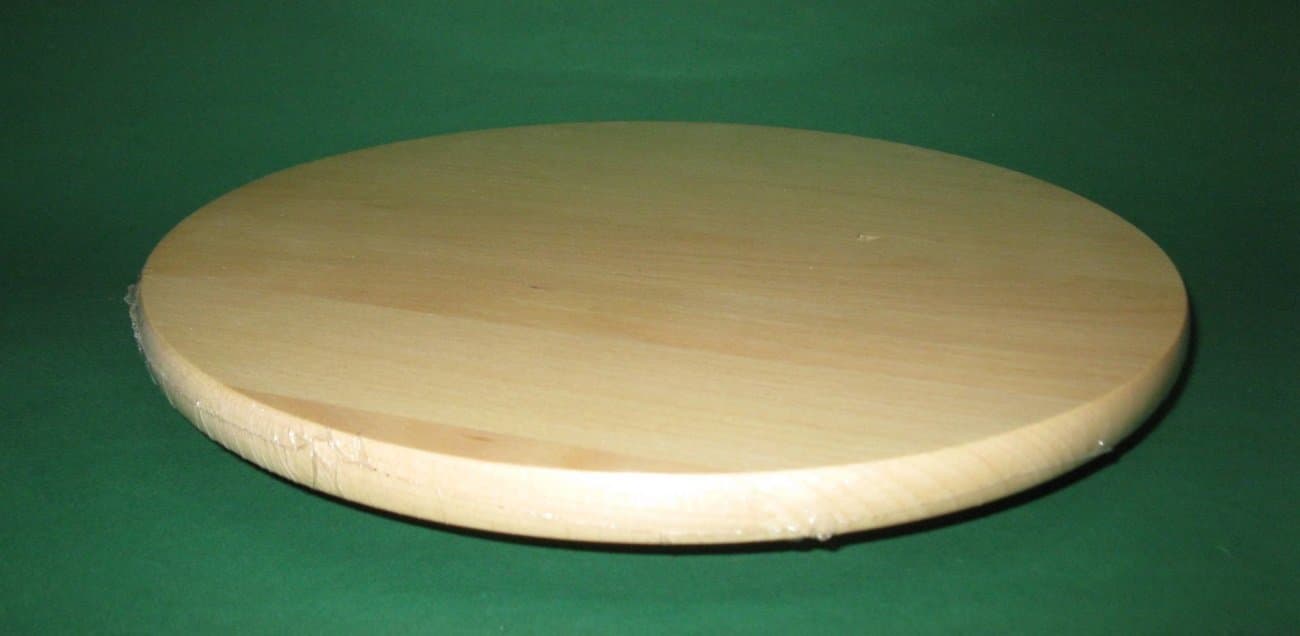 Rotating Wooden Serving Plate, Cheese Board, Rotary Disc Ø 46 cm
