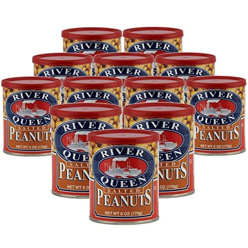 River Queen Salted Peanuts, 6 Ounce (Pack of 12)