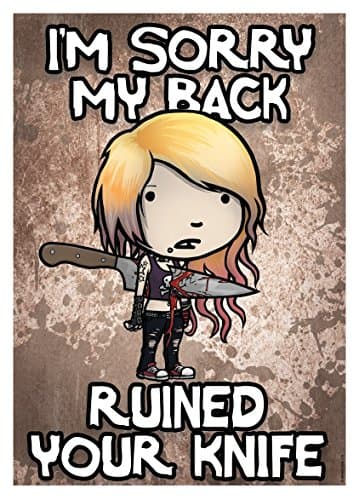 Emokii Knife In The Back Mini Poster 32x44cm