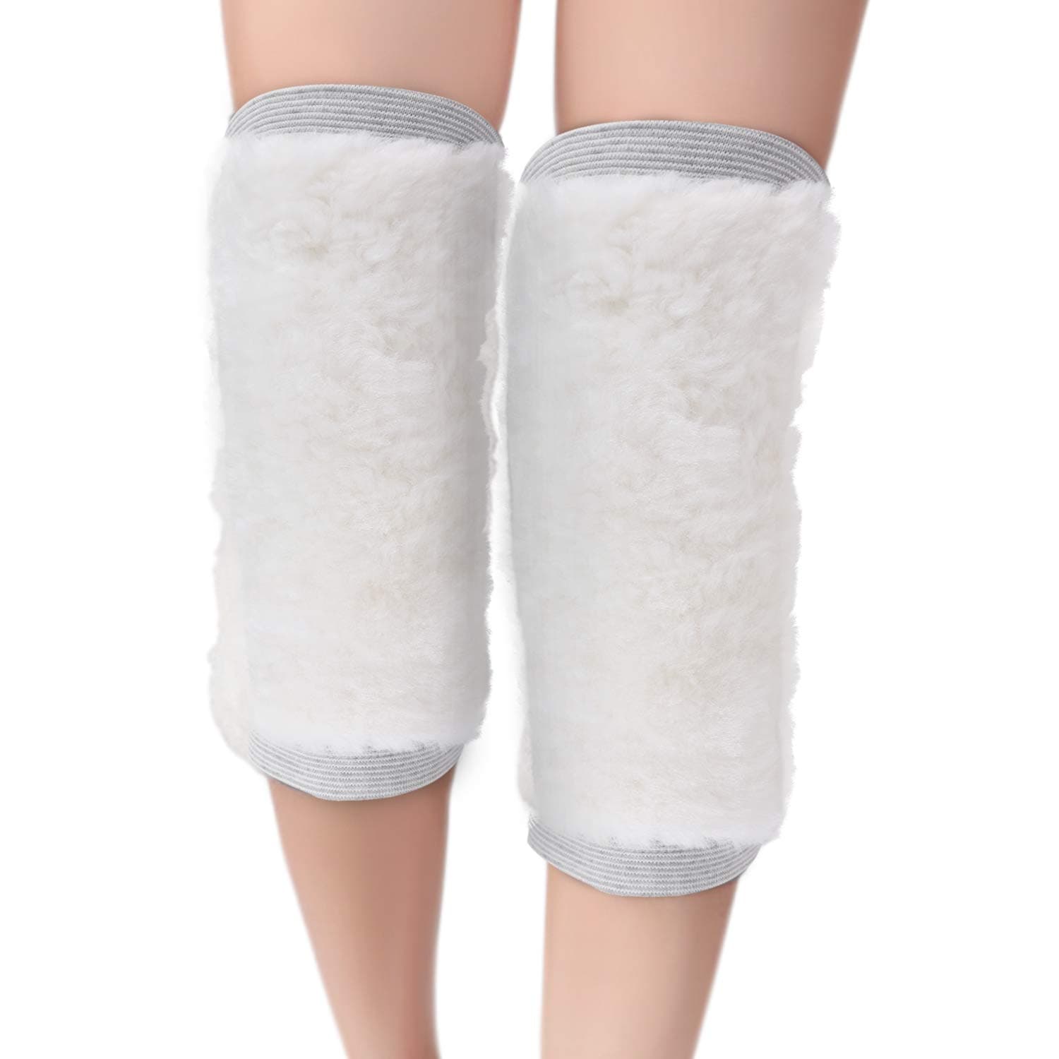 Winter Over Knee Sleeve Extra Long Leg Compression Sleeves Leg Warmer Knee Thigh Shin Calf Brace Support for Arthritis Women Men Sports Training Exercises, XL