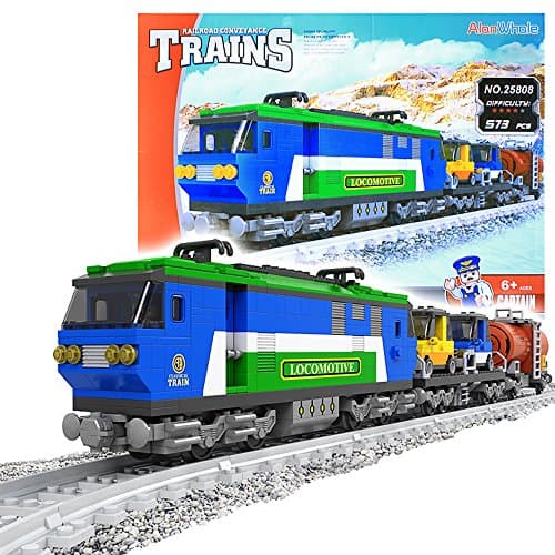 AlanWhale Cargo Train Building Kit Toy 25808