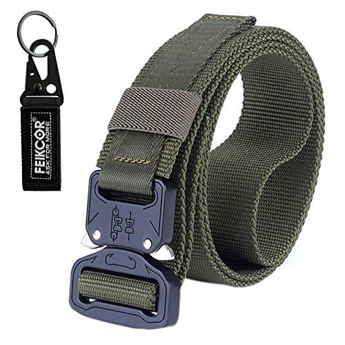 Tactical Belt Military Style Webbing Riggers Web Belt with Cobra Buckle