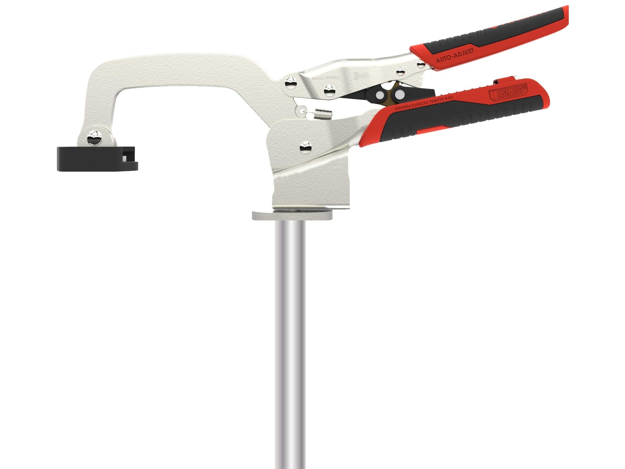 ARMOR TOOLDrill Press Clamp - 6" Weld Table Clamp with Auto Adjust Design & Comfortable Grips - 6DP-70W