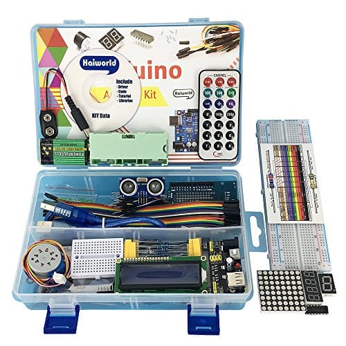 Haiworld Project Complete Starter KIT With Tutorial and Lessons For Arduino UNO R3 Mega 2560 Nano Robot, Kits-01