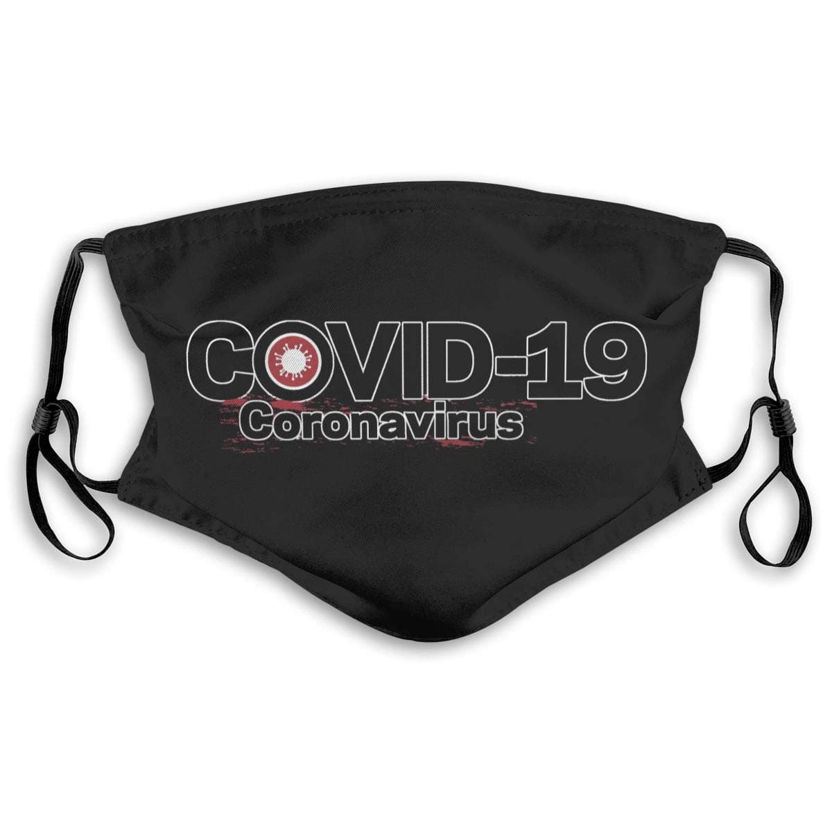 Fashion Style Coron-Avirus Co-v-id-19 Comfortable Adjustable Ma-SKS Anti Dust Face Ma-SKS with Replaceable Filters Black