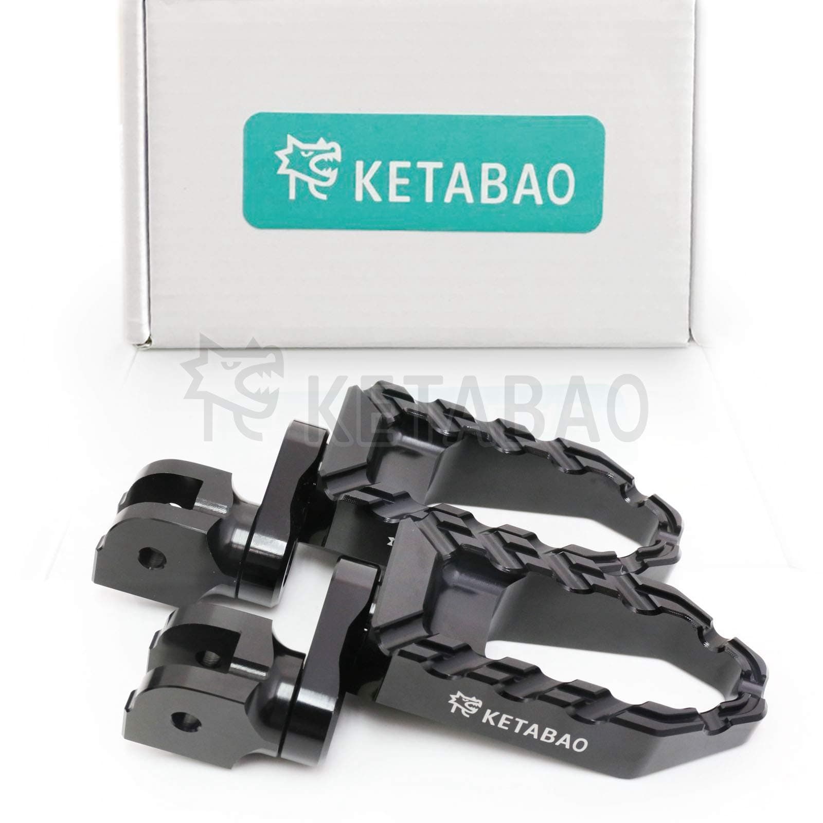 KETABAO Black 25mm Adjustable Highway BUZZ Front Foot Pegs For Ducati Carbon/Diavel 11-17
