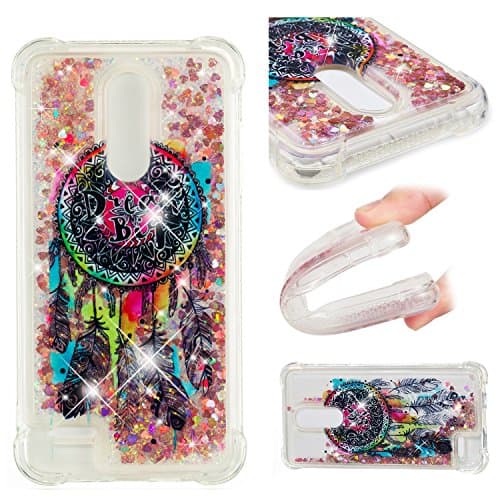 LG V30 Flowing Liquid Case LG V30 Quicksand Glitter Case ModeFan Shockproof Slim Bumper Protector Cover for LG V30