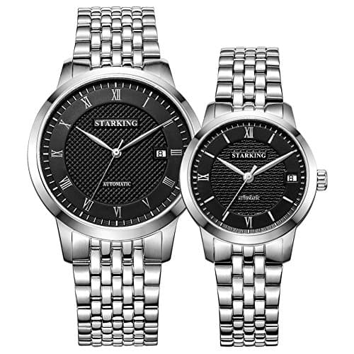 Couple Watch AML0187 Automatic Silver-Tone Stainless Steel