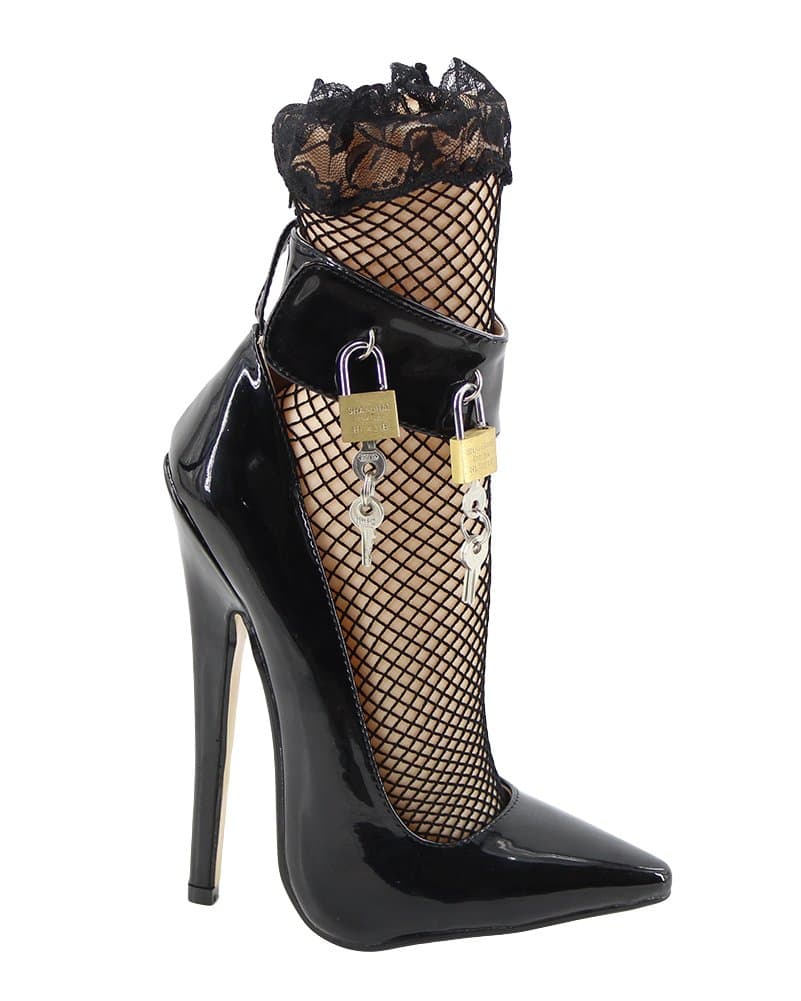 WONDERHEEL Womens Padlocks Pumps Shoes