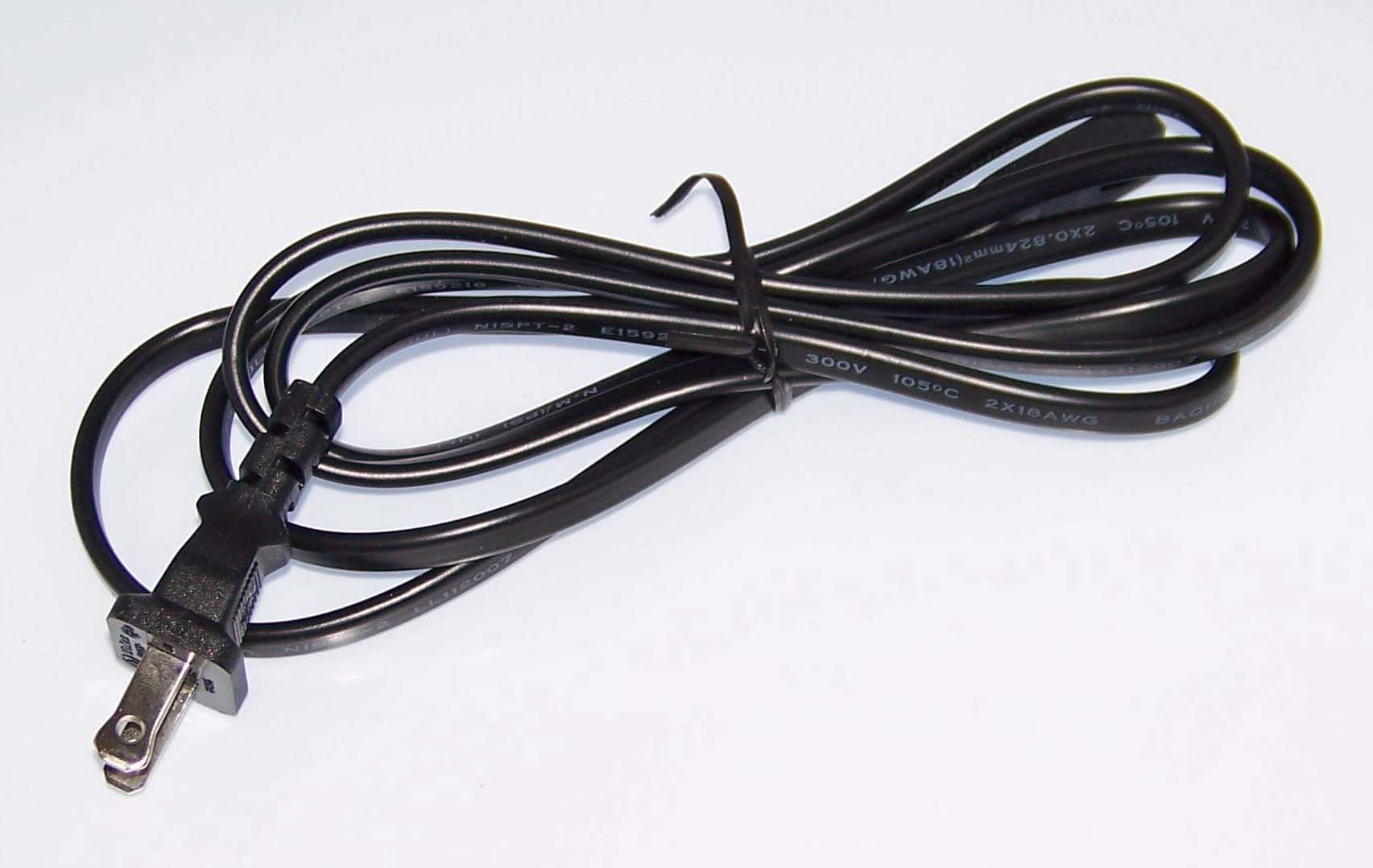 OEM Panasonic Power Cord Cable Originally Shipped with DMPBD85, DMP-BD85, SCBTT750, SC-BTT750, SABTT196, SA-BTT196