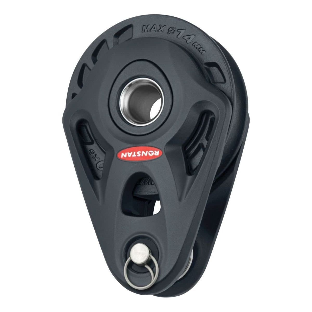 Ronstan Series 75 Core Block, Mast Base, 8mm Clevis Pin