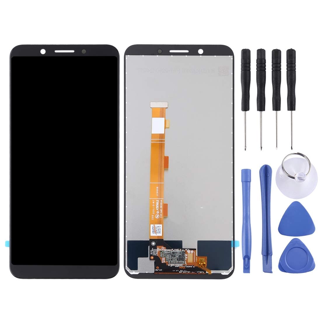 Goodao Complete kit LCD Screen and Digitizer Full Assembly for Oppo A83 (Black) (Color : Black)