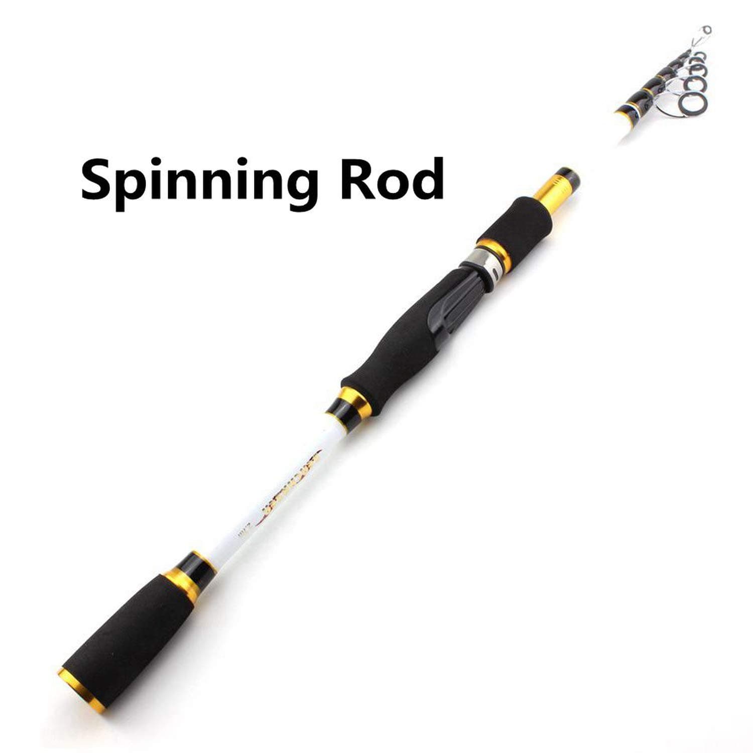 Small Lake 1.8M 2.1M 2.4M 2.7M Carbon Lure Rod Spinning Casting Fishing Rod Travel Telescopic Fishing Tackle Lure Weight 7 28G M Power