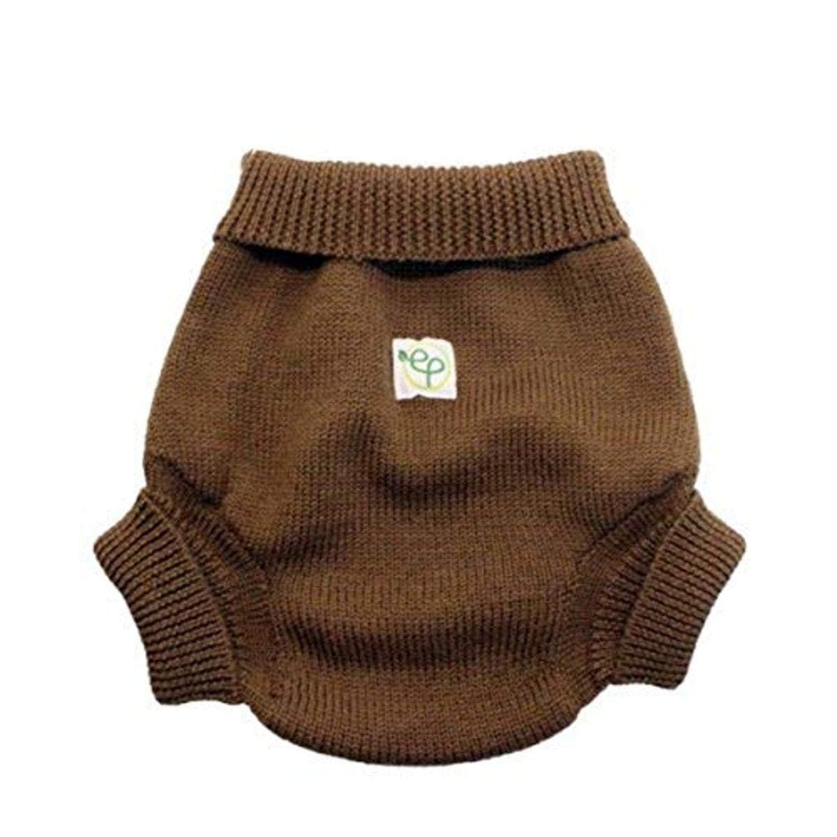 EcoPosh Size 1 Wool Diaper Cover (Umber)
