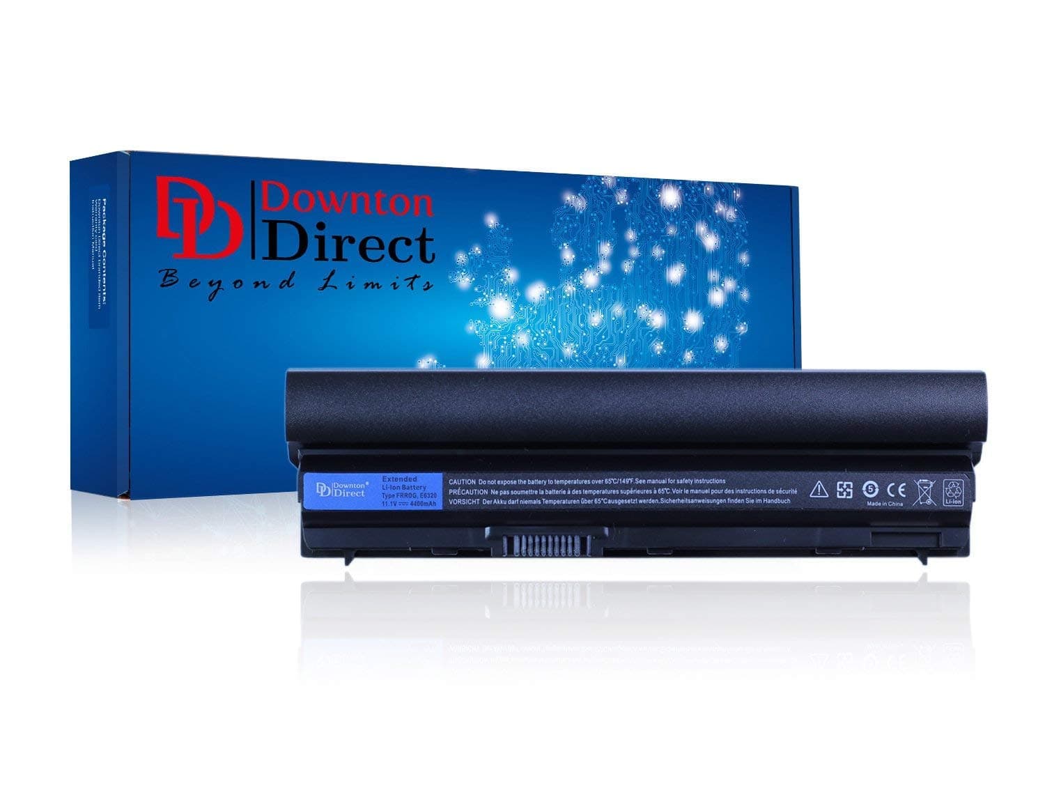 Downton Direct LAPTOP BATTERY FOR DELL Latitude E6220 E6230 E6320 E6330 E6430s. HGKH0 HJ474 J79X4 F33MF FHHVX FN3PT WJ383 WRP9M X57F1.[11.1V 4400mAh, 12 Months Warranty]