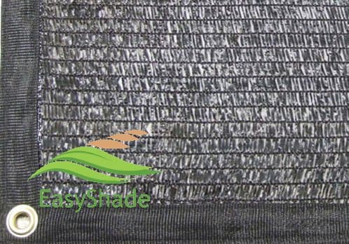 EasyShade 40% Black Shade Cloth Taped Edge with Grommets UV 12ft x 10ft