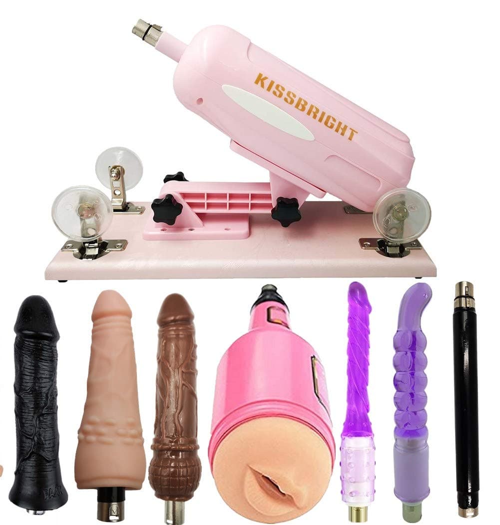 Massage Machine Lady Mechanical Gun Fully Automatic Telescopic Machine for Female Massage Wand Gun Multiple Modes and Thrust Levels Adult Tool Pink