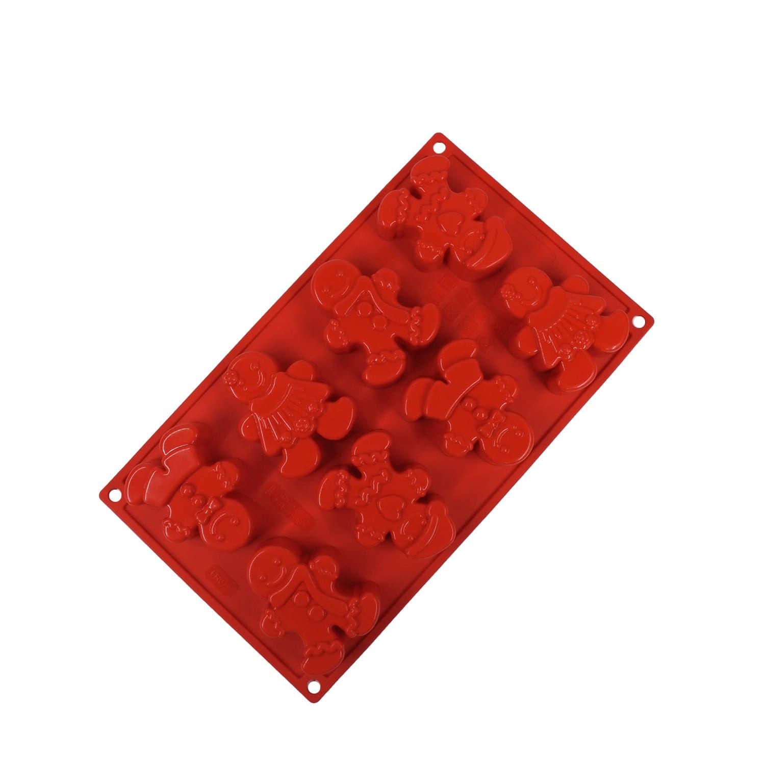 Chokxus Gingerbread Man Mold Silicone Gingerman Muffin Molds for Cake Cupcake Chocolate Cookies Soap Kitchen Bakeware Tool