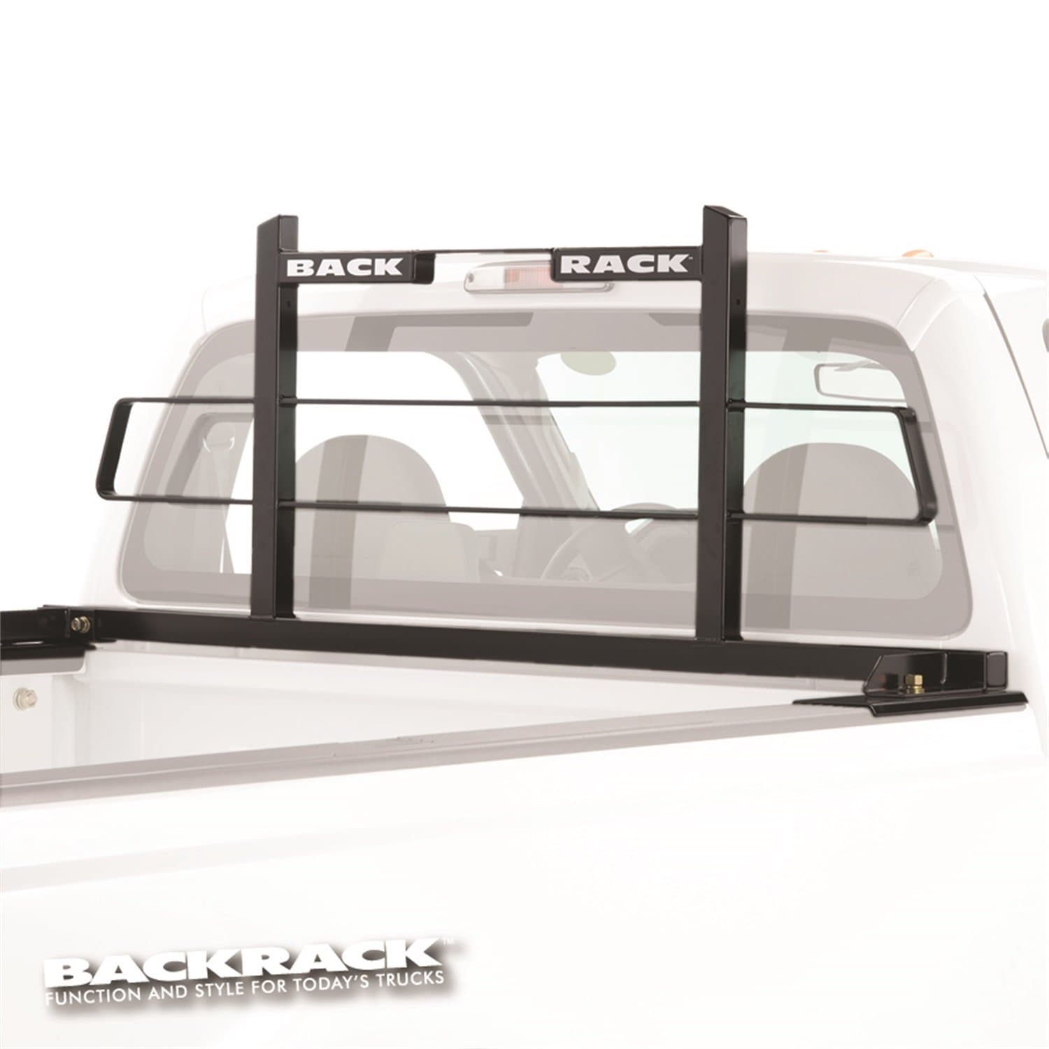 BACKRACK RealTruck Original Rack Frame Only | Black, No Drill | 15009 | Fits 1987-2004 Dodge Dakota; 1993-2011 Ford Ranger; 1998-2004 Nissan Frontier; 1997-2004 Toyota Tacoma; 1994-2007 Mazda B3000