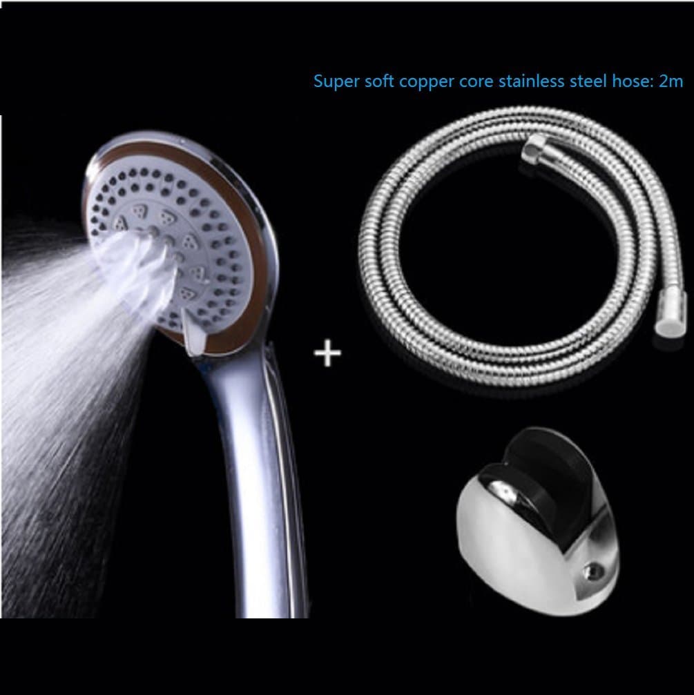 Multi function shower-head/handheld shower/3-speed adjustable shower head/enhanced pressure water-saving shower-F