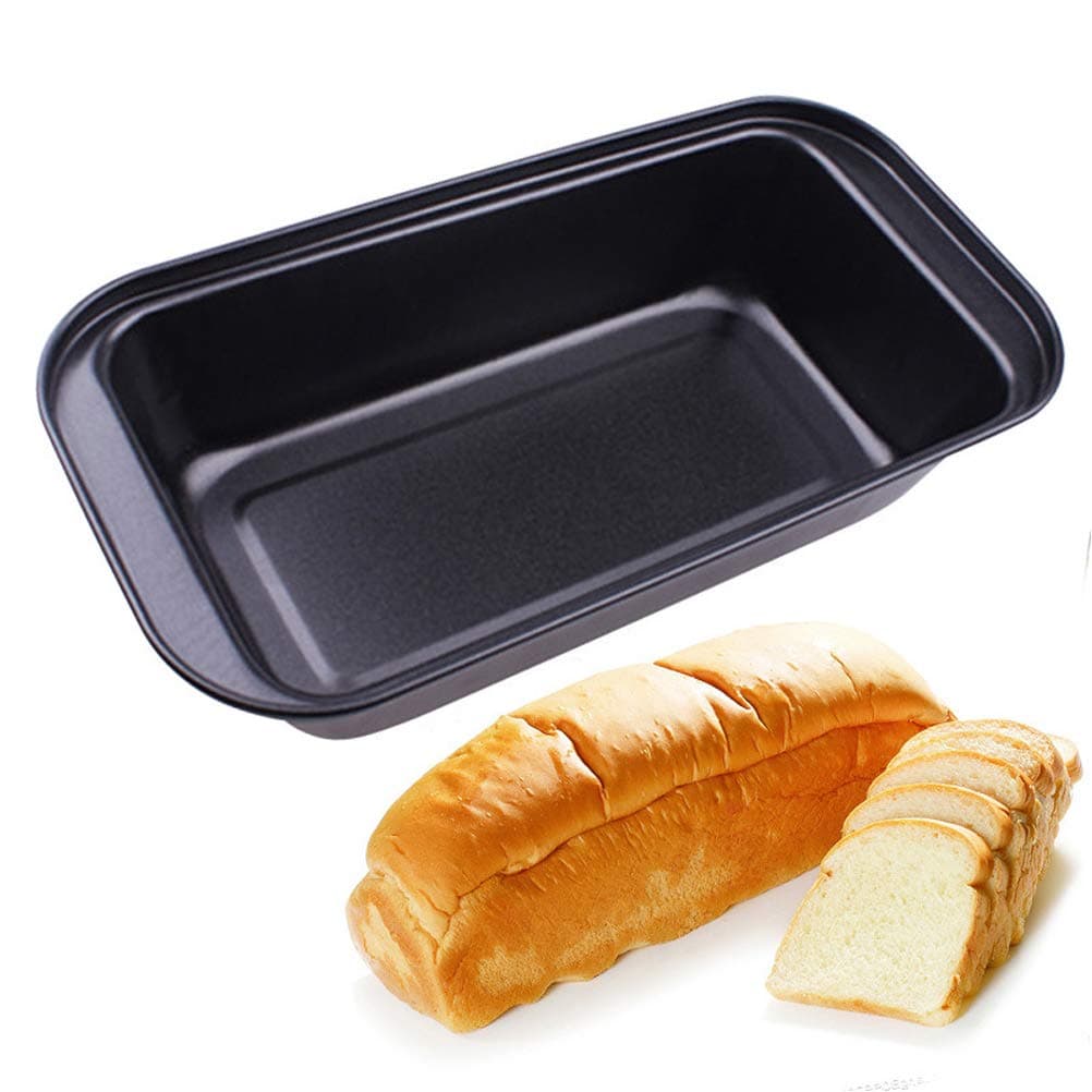 Rectangle Toast Tray Mold Non-Stick Bread Tin Loaf Pan Bread Baking Mould Pastry Baking Mold for Cakes, Breads, Meatloaf, Pie, Pancakes