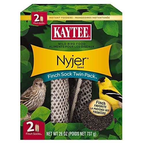Kaytee Finch Sock Feeder Twin Pack, 26oz 3-Pack