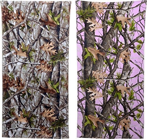His and Hers Camo Beach Towels 30" By 60"