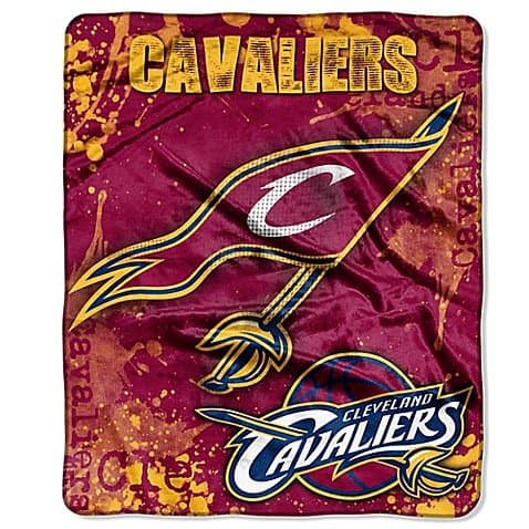 NBA Cleveland Cavaliers Super-Plush Raschel Throw Blanket