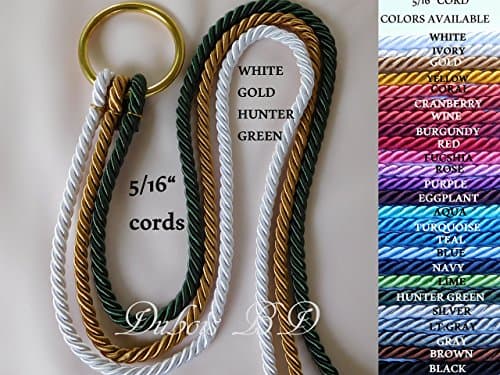 Cord of Three Strands, Wedding Unity Ceremony, 5/16" Wedding cords, Christian Wedding ceremony, Ecclesiastes 4:12