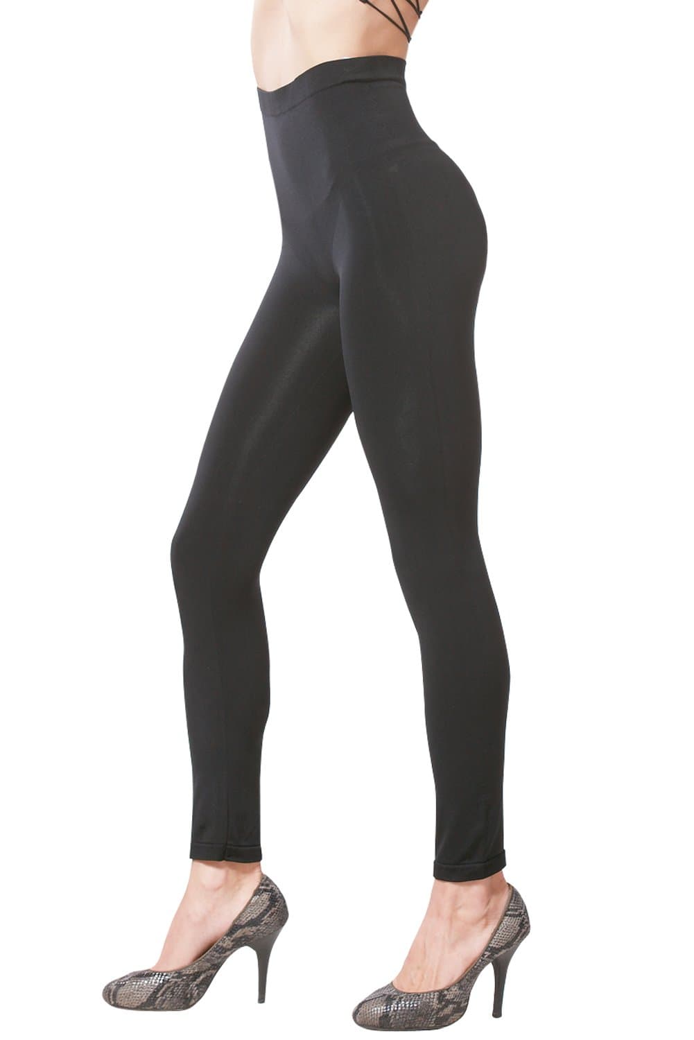 Women's Seamless High Waist Slim Compression Full Length Legging