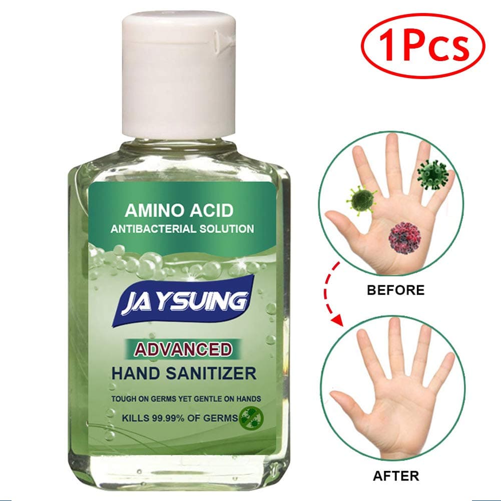 PRSTENLY Amino Acid Advanced Hand Sanitizer, with 99.99% Bactericidal Effect, 80 Grams of Clean and Mild Solution, Easy to Carry (1PCS)