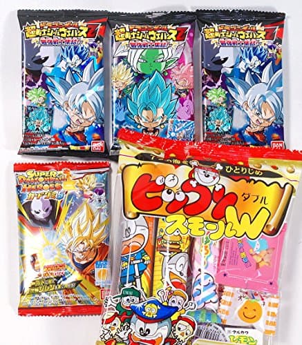 Japanese Candy Snack Assorted Dagashi & Character's Candy Variety set (for Boy)