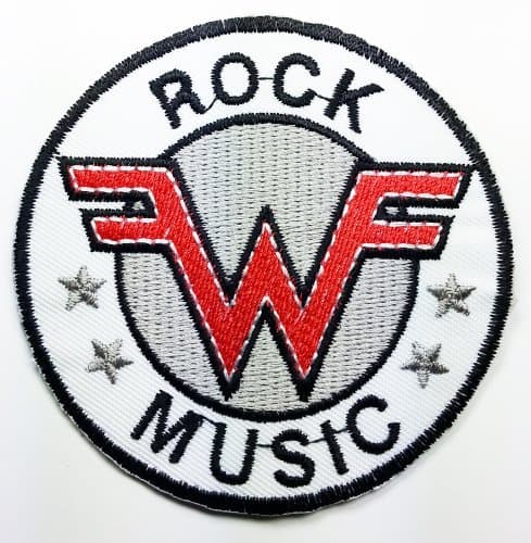 Weezer Patches 7.5x7.5 Cm Iron on Patch/embroidered Patch This Appliques Are Great for T-shirt, Hat, Jean ,Jacket, Backpacks