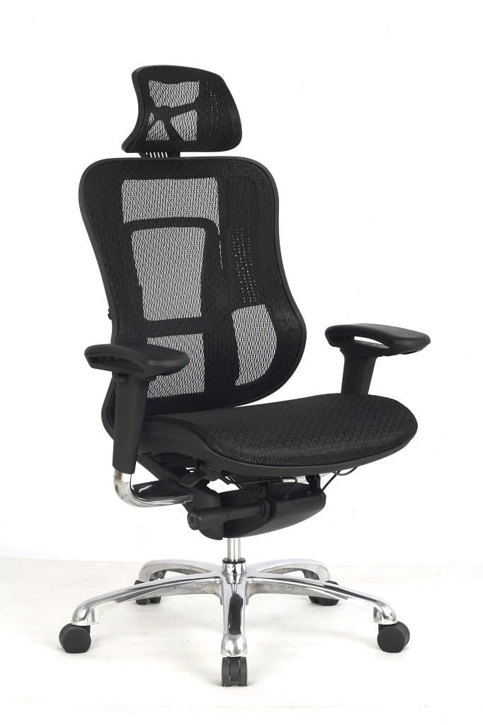 VIVA OFFICE High-Back Office Chair Green Mesh Swivel Task Chair - Ergonomic Computer Desk Task Executive Chair