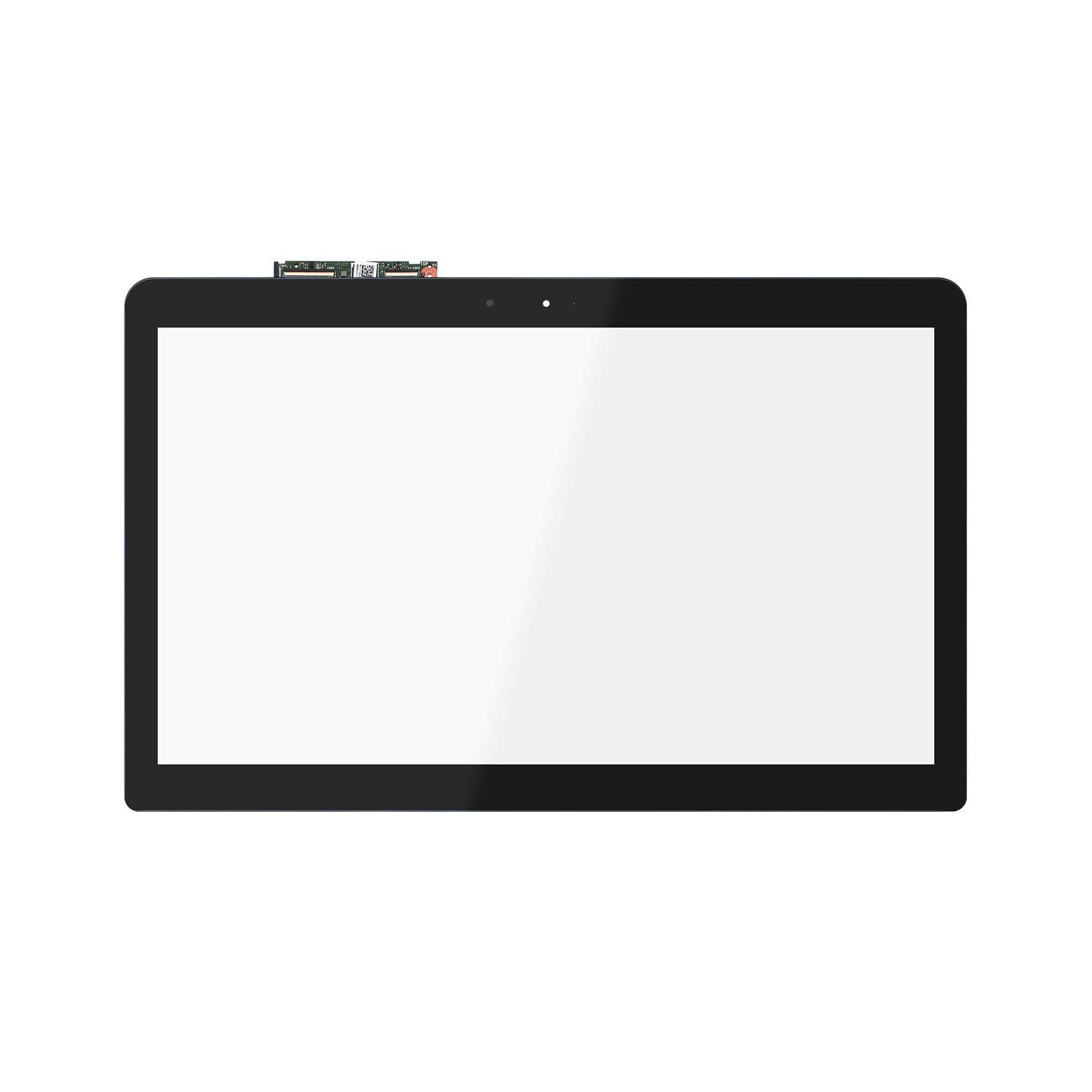 LCDOLED® Comptible 15.6 inch Touch Screen Digitizer Front Glass Panel + Touch Controller Board Replacement for ASUS Q503 Q503U Q503UA Series Q503UA-BHI5T16 Q503UA-BSI5T17 (No Bezel)