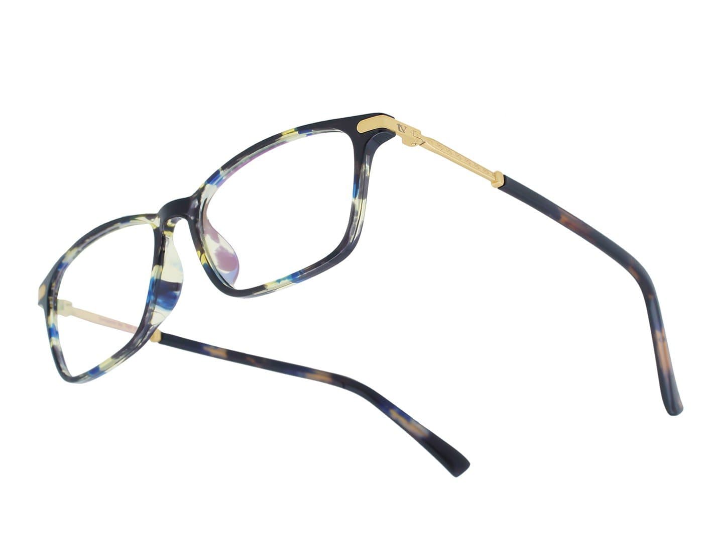 Ted Virtu Multi Color TR90 Rectangular Frame 1630, AR Lens Spectacles Eyeglass for Men and Women