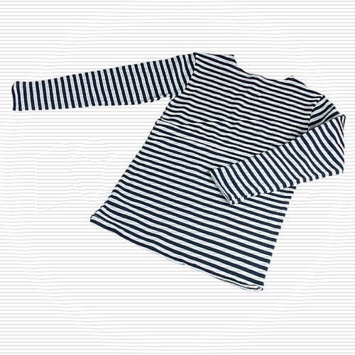 RUSSIAN NAVY STRIPED DARK BLUE T'SHIRT TELNYASHKA ShipFromUS (X-Large)