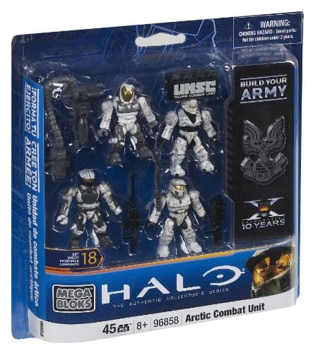 Halo Mega Bloks Arctic Combat Unit Unsc White