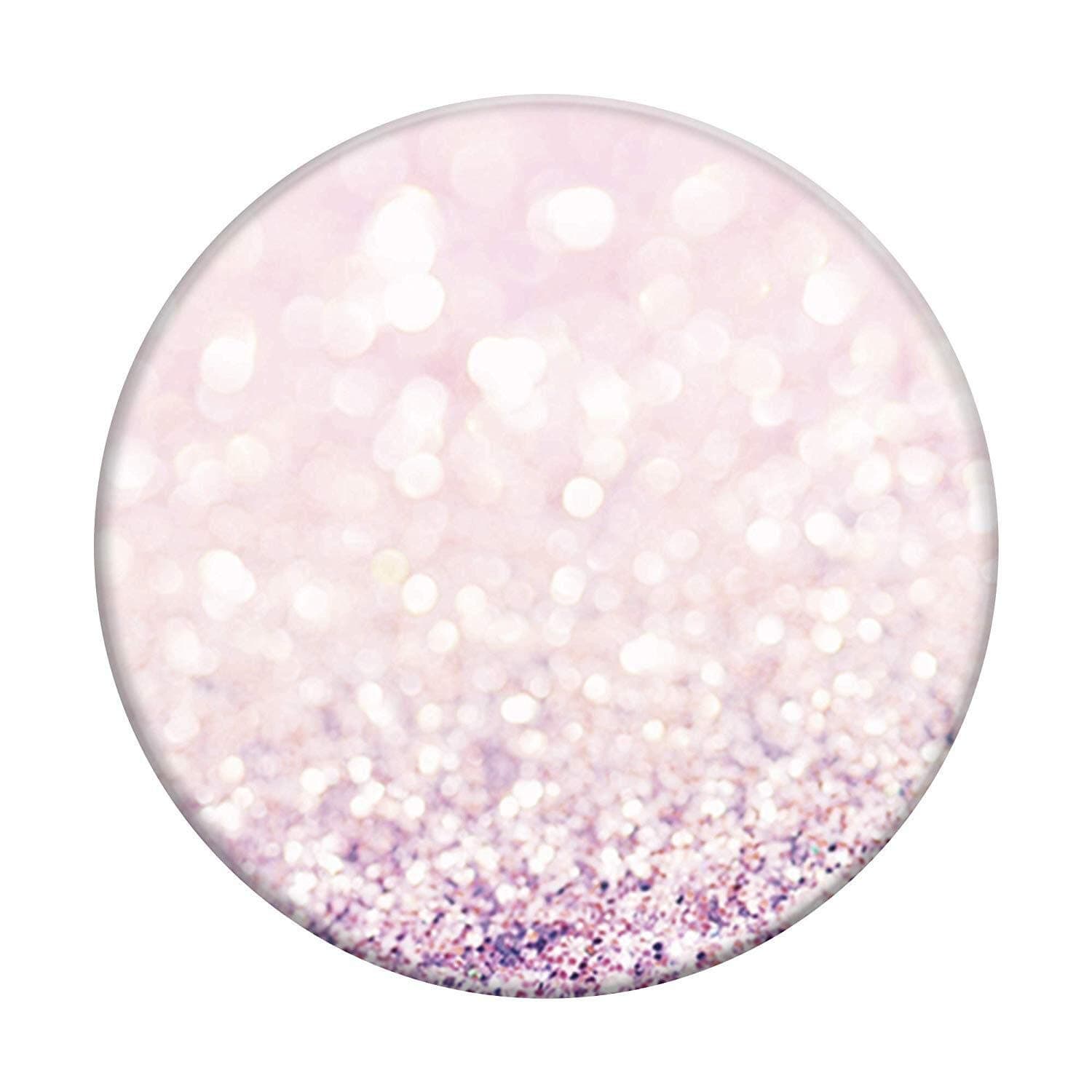 Cell Phone Stand, [Upgraded] Collapsible Functional Foldable Expanding Phone Grip＆Mount- Adjustable Pop Up Back Kickstand Universally Compatible iPhone, Galaxy, All Smartphones and Tablets (1-Glitter)