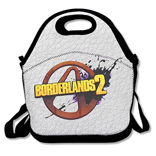 Reusable Borderlands 2 Logo Crossbody Office Lunch Bag