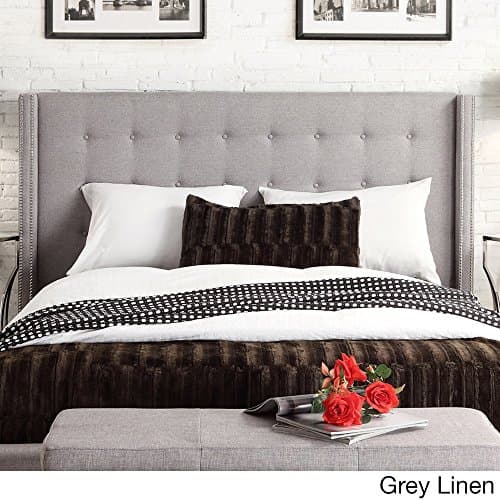 iNSPIRE Q Marion Nailad Wingback Button Tufted adboard by Bold King