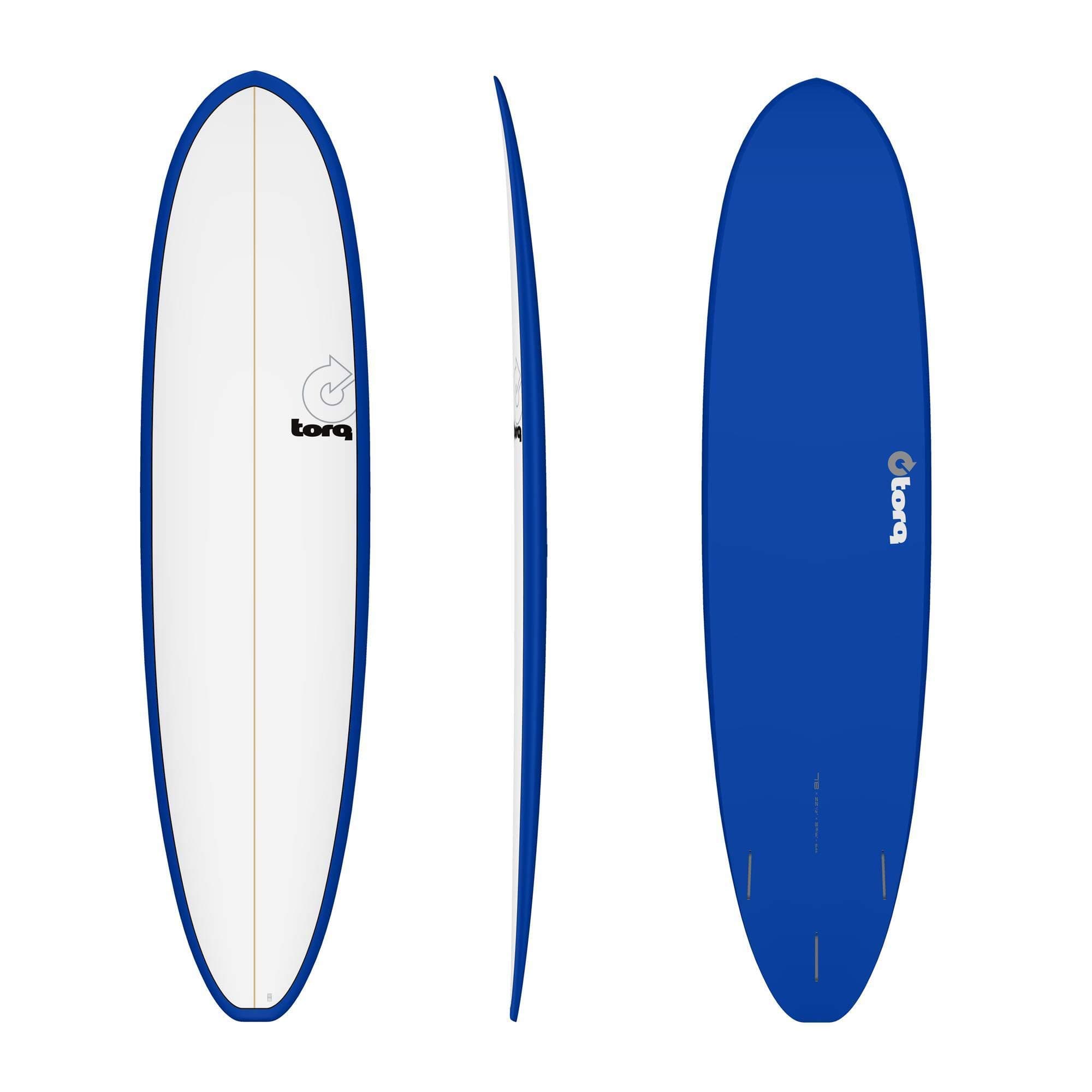 TORQ Surfboard Epoxy TET 7.8 VP Funboard Navy Pinline High Volume
